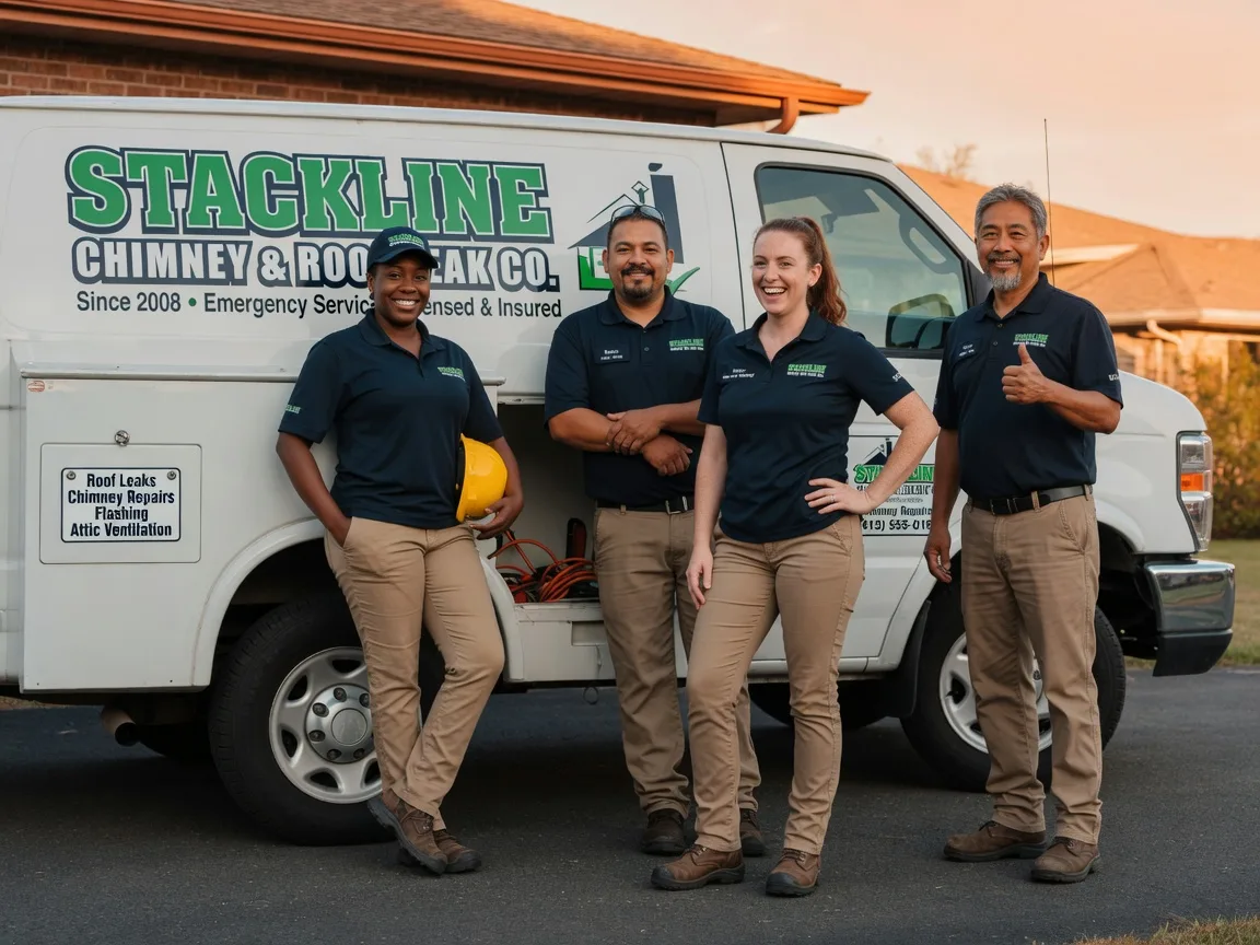 Chimney flashing repair company in The Colony, TX